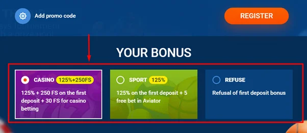 Как получить бонусы? Mostbet